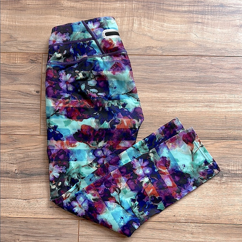 Floral Athleta Leggings